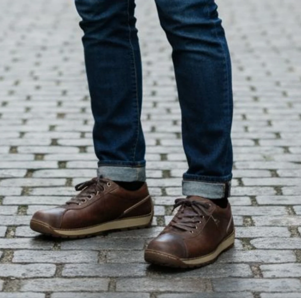 Dr. Martens Brown Leather Lace-Up Shoes